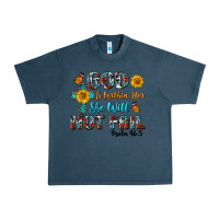 Midnight Navy god is within her she will not fail Urban Heavy Tee - BundleAndBundleShop