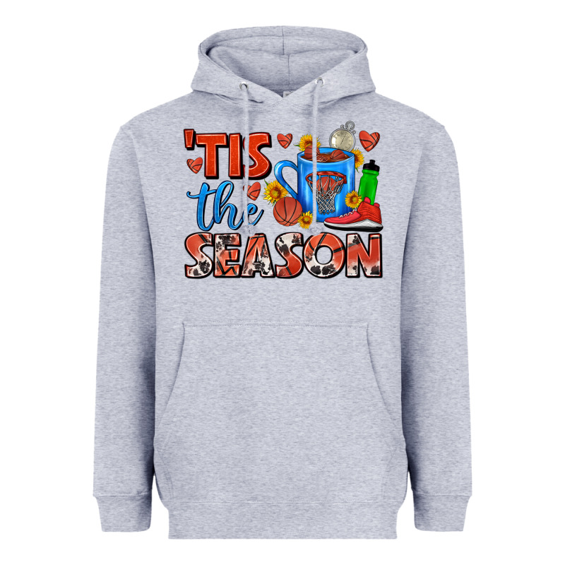 Tis The Season  Basketball Coffee Mug Heavyweight Hoodie by FaDigitalArtStudio | Teevron