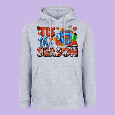 Tis The Season  Basketball Coffee Mug Heavyweight Hoodie Designed By Fadigitalartstudio