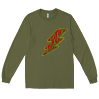 Army Green Cactus Pattern Lightning Long Sleeve Tee - Bettercallsaul