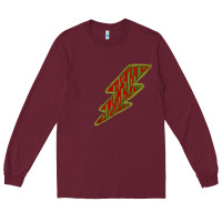 Burgundy Cactus Pattern Lightning Long Sleeve Tee - Bettercallsaul