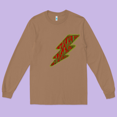 Cactus Pattern Lightning Long Sleeve Tee Designed By Bettercallsaul