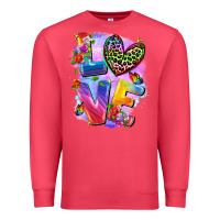 Cardinal Love pride Premium Sweatshirt - FaDigitalArtStudio