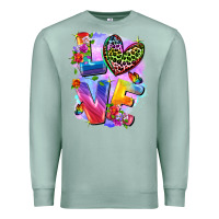 Seafoam Love pride Premium Sweatshirt - FaDigitalArtStudio