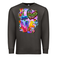 Smoke Love pride Premium Sweatshirt - FaDigitalArtStudio