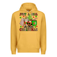 Just A Girl Who Loves Christmas Premium Hoodie | Teevron