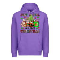 Purple just a girl who loves christmas Premium Hoodie - OliviaCreatesArt