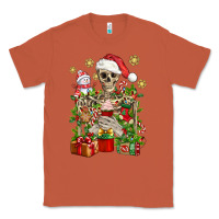 Copper Skeleton Christmas Element Snowman Awda Classic Tee - BundleAndBundleShop
