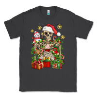 Smoke Skeleton Christmas Element Snowman Awda Classic Tee - BundleAndBundleShop
