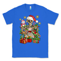 True Royal Skeleton Christmas Element Snowman Awda Classic Tee - BundleAndBundleShop