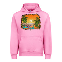 Fuchsia Pink beach vibes Urban Hoodie - CowhideDigitalArt
