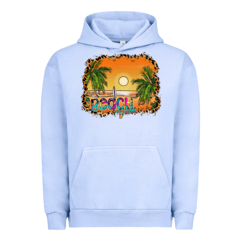 Beach Vibes Urban Hoodie by CowhideDigitalArt | Teevron