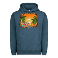 Pigment Midnight Navy beach vibes Urban Hoodie - CowhideDigitalArt