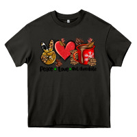 Asphalt peace love  hot chocolate Heavy Core Tee - AdoDesignShop