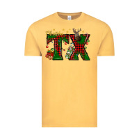 Vintage Mustard Christmas Texas With Deer Vintage Tee - BundleAndBundleShop