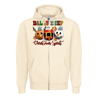 Balls Deep Christmas Spirit Zipper Hoodie | Teevron