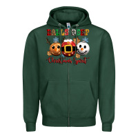 Sports Green balls deep christmas spirit Zipper Hoodie - CowGirlArtShop