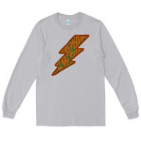 Moon Dust Western Cactus Lightning Orange Background Long Sleeve Tee - Bettercallsaul