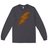 Smoke Western Cactus Lightning Orange Background Long Sleeve Tee - Bettercallsaul