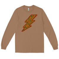 Toasted Coconut Western Cactus Lightning Orange Background Long Sleeve Tee - Bettercallsaul