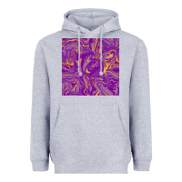 Heather Grey Abstract Mardi Gras Seamless Pattern Heavyweight Hoodie - FaDigitalArtStudio