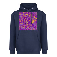 Navy Abstract Mardi Gras Seamless Pattern Heavyweight Hoodie - FaDigitalArtStudio