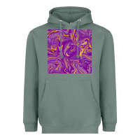 Sage Abstract Mardi Gras Seamless Pattern Heavyweight Hoodie - FaDigitalArtStudio