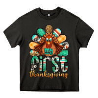 Asphalt my first thanksgiving turkey Heavy Core Tee - Jasminsmagicworld