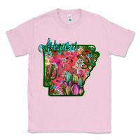 Bubblegum Pink arkansas Classic Tee - SublimationCraftShop
