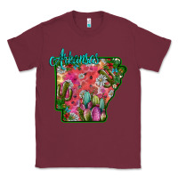 Burgundy arkansas Classic Tee - SublimationCraftShop