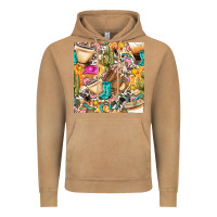 Vintage Camel western cowgirl coffee cup with cowhide seamless pattern bbs Vintage Hoodie - BundleAndBundleShop