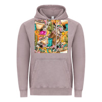 Vintage Zinc western cowgirl coffee cup with cowhide seamless pattern bbs Vintage Hoodie - BundleAndBundleShop