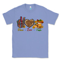 Colony Blue Peace Love Fiesta Classic Tee - BundleAndBundleShop