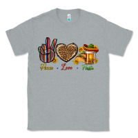 Heather Grey Peace Love Fiesta Classic Tee - BundleAndBundleShop