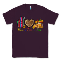 Plum Peace Love Fiesta Classic Tee - BundleAndBundleShop
