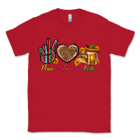 Red Peace Love Fiesta Classic Tee - BundleAndBundleShop