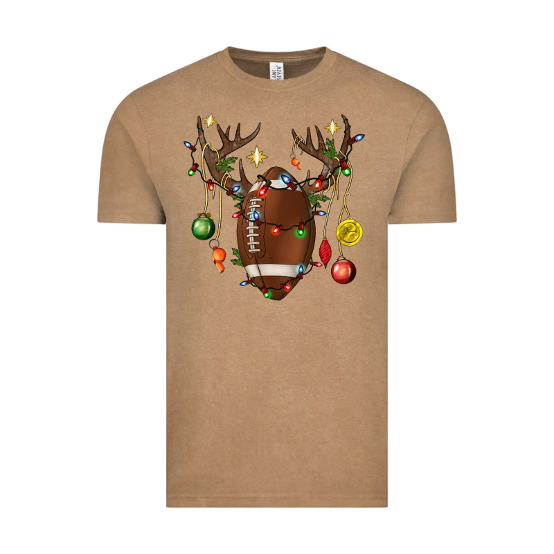 American Football Horn Christmas Vintage Tee by BundleAndBundleShop | Teevron