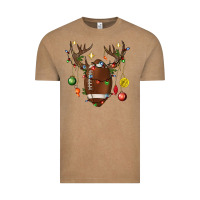 Vintage Coffee American Football Horn Christmas Vintage Tee - BundleAndBundleShop