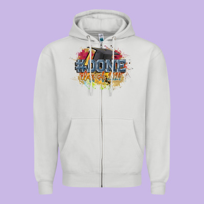 #done Class Of 2024 Zipper Hoodie Designed By Cowgirlartshop