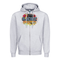 Heather Grey #done class of 2024 Zipper Hoodie - CowGirlArtShop