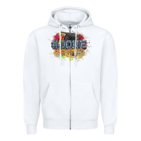 White #done class of 2024 Zipper Hoodie - CowGirlArtShop