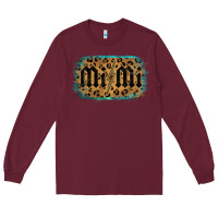 Burgundy Leopard Pattern Mimi Tried Long Sleeve Tee - Bettercallsaul