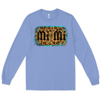 Colony Blue Leopard Pattern Mimi Tried Long Sleeve Tee - Bettercallsaul