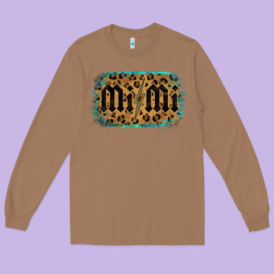 Leopard Pattern Mimi Tried Long Sleeve Tee Designed By Bettercallsaul
