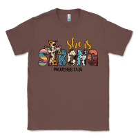Chestnut she i̇s strong proverbs 31 25 Classic Tee - JahusDesignShop