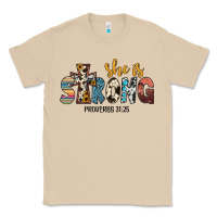 Mushroom she i̇s strong proverbs 31 25 Classic Tee - JahusDesignShop