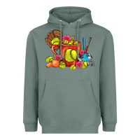 Sage Softball Coffee Mug Heavyweight Hoodie - FaDigitalArtStudio