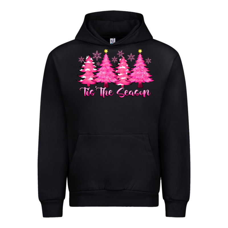 Tis The Season Pink Trees Urban Hoodie by CowhideDigitalArt | Teevron