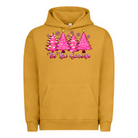 Pigment Peanut Butter Tis the Season Pink Trees Urban Hoodie - CowhideDigitalArt