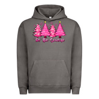 Pigment Tornado Tis the Season Pink Trees Urban Hoodie - CowhideDigitalArt